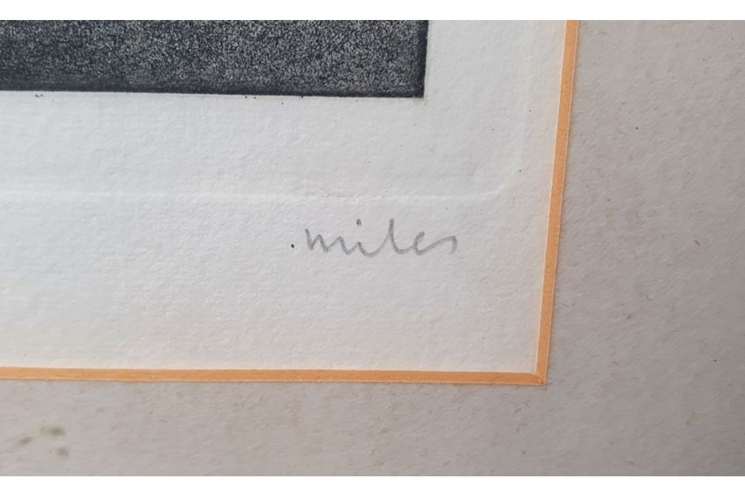 Gordon E Miles (b.1947)  Etching and aquatint "Bratch Locks", titled, signed and numbered 46/150 - Image 3 of 6