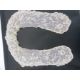 Antique lace collars and shawls, needlepoint, Nottingham lace, etc. x 5 and  a vintage brown net - Image 4 of 6
