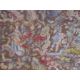 Mid-18th century antique needlepoint settee cover, depicting a noble lady and gentleman with two - Image 3 of 13