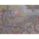 Mid-18th century antique needlepoint settee cover, depicting a noble lady and gentleman with two - Image 13 of 13