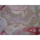 Mid-18th century antique needlepoint settee cover, depicting a noble lady and gentleman with two - Image 11 of 13