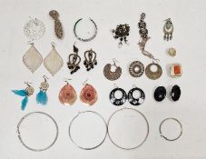Assorted earrings both modern and vintage 17kg approx total (3 boxes)
