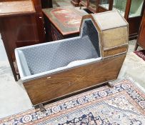 Child's vintage rocking crib