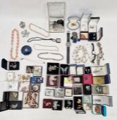 Three boxes of modern costume jewellery (3)