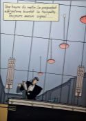 20th Century Limited edition print French Art Deco scene in a bar  