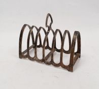 1930's silver toast rack, Sheffield 1934, maker Viners Ltd, 13.5cm wide x 10cm high approx.