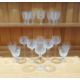 Stuart cut glass part-table service, etched marks, comprising six large wine glasses, five smaller - Image 1 of 2