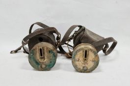 WWII recording clock dated 1941, marked 63176 and a second recording clock marked 73229 (2)