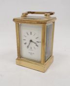 20th century five-glass carriage clock retailed by Fish Brothers London