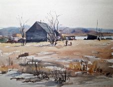 20th century  Watercolour  Study, possibly Richard Kendall(?), indistinctly signed and dated 1941