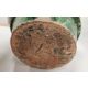 19th century French / Continental green glazed searthenware twin-handled pot with wreath and leaf - Image 6 of 6