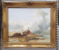 A copy of a Eugene Isabey painting 