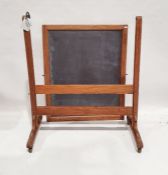Vintage oak-framed slate blackboard