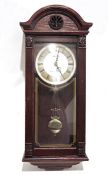Vintage onyx and brass telephone, a Seiko wooden-cased wall clock, two Aston Drake Galleries