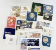 Group of brilliant uncirculated coins (11) including 2 silver £20 coins (outbreak of WWI and Winston