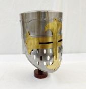 Reproduction early crusader's helmetCondition ReportAppears to be full size (possibly wearable by