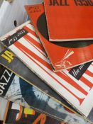 Quantity of The Metronome Year Book for the 1950's and later and a large quantity of jazz programmes