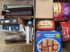 GB/All World: Mixed collection in 2 large boxes. First box including 3 GB FDC albums, 1960 on with