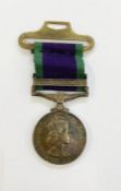 Elizabeth II General Service medal with South Arabia clasp named to 'G4174101. FS. C. O. Davies. R.