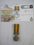GB Zulu war Isandlwana and Rorke’s drift commemorative expeditionary signed entire, limited