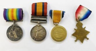 Boer War Queen's South Africa medal with Orange Free State and cape colony clasps named to '6635 .