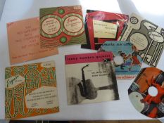 Jazz and swing records to include 45rpm EP's Ronnie Scott Orchestra featuring the drums of Victor