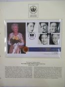 GB: Mercury limited edition Golden Jubilee half sovereign coin numismatic-philatelic cover, 6