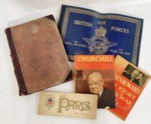 Ephemera to include an album artistique of Paris containing early twentieth century photographs of