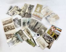 Quantity of late nineteenth - early 20th century postcards, used and unused, various places in the
