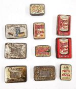 Assorted advertising tins to include Cadbury Bournville Cocoa, Cadbury Cocoa, Frys Cocoa, Bournville