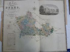After C & J Greenwood ' Map of the Country of Berks - after an Actual Survey...'  published by