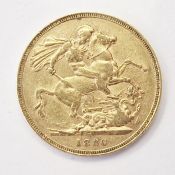 Victorian sovereign 1880
