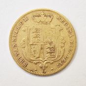Victorian Young Head half-sovereign 1866 (with wear)