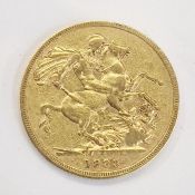 Victorian sovereign, Melbourne mint 1883