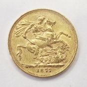 Victorian sovereign, Melbourne mint 1877