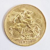 Victorian sovereign, Melbourne mint 1877