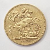 Victorian sovereign 1872