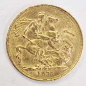 Victorian sovereign 1872