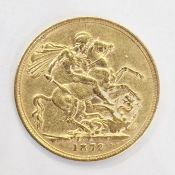 Victorian sovereign 1872