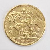 Victorian sovereign, Melbourne mint 1876