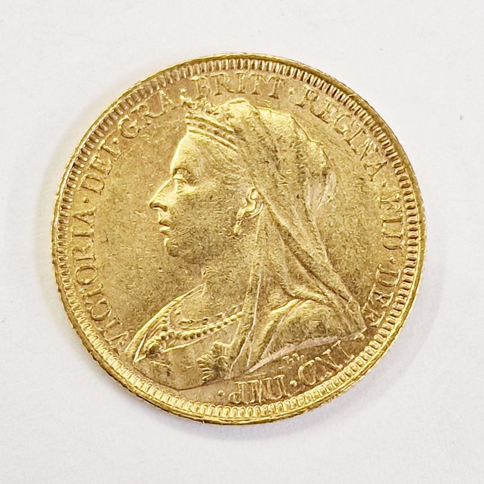 Gold sovereign 1894, Sydney Mint, S on ground line - Image 2 of 2