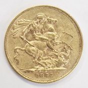 Victorian sovereign 1872