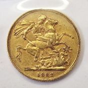 Victorian sovereign, Sydney mint 1882