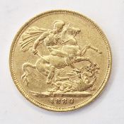 Victorian sovereign, Melbourne mint 1880