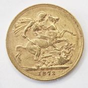 Victorian sovereign 1872