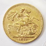 Victorian sovereign, Sydney mint 1872