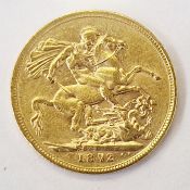 Victorian sovereign, Sydney mint 1872