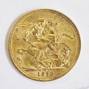 Victorian sovereign, Sidney mint 1873