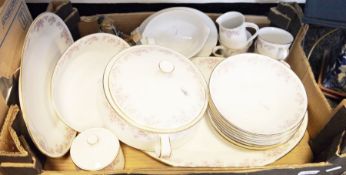 Noritake 'Marion' part dinner service to include lidded tureen, bowls, serving platters, cups,