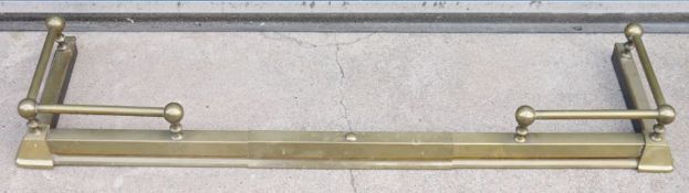 Brass fire curb